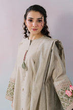 Embroidered Kurta Dupatta Trouser - 2541
