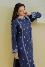 Embroidered Kurta Dupatta Trouser - 2560