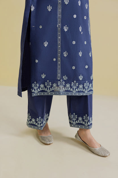 Embroidered Kurta Dupatta Trouser - 2560