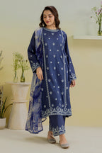 Embroidered Kurta Dupatta Trouser - 2560