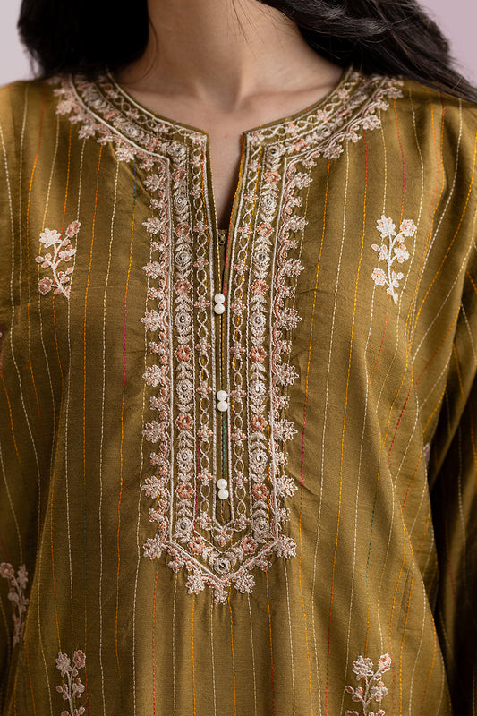 Embroidered Kurta Dupatta Trouser - 2561