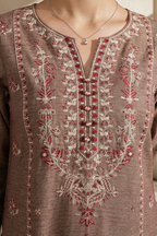 Embroidered Kurta Dupatta Trouser - 2562