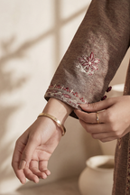 Embroidered Kurta Dupatta Trouser - 2562