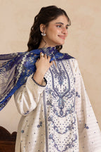 Embroidered Kurta Dupatta Trouser - 2567