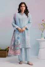 Embroidered Kurta Dupatta Trouser - 2577