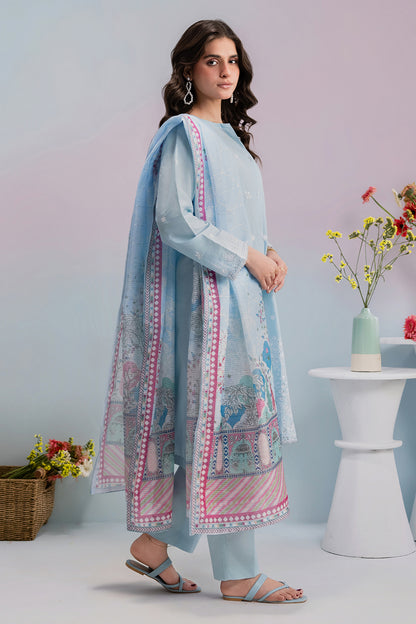 Embroidered Kurta Dupatta Trouser - 2577