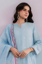 Embroidered Kurta Dupatta Trouser - 2577