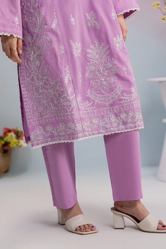 Embroidered Kurta Dupatta Trouser - 2579
