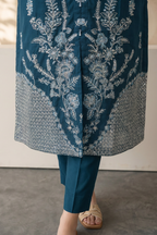 Embroidered Kurta Dupatta Trouser - 2580