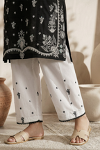 Embroidered Kurta Dupatta Trouser - 2581