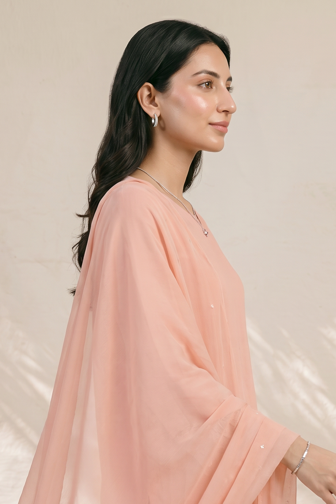 Embroidered Kurta Dupatta Trouser - 2587