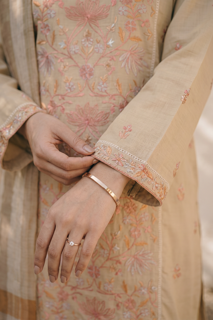 Embroidered Kurta Dupatta Trouser - 2588