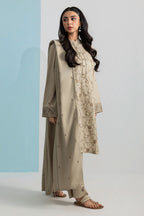 Embroidered Kurta Dupatta Trouser - 2589