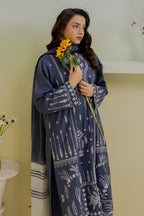 Embroidered Kurta Dupatta Trouser - 2591