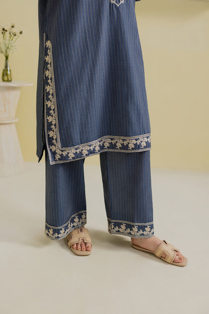Embroidered Kurta Dupatta Trouser - 2591