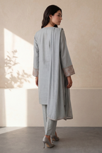 Embroidered Kurta Dupatta Trouser - 2594