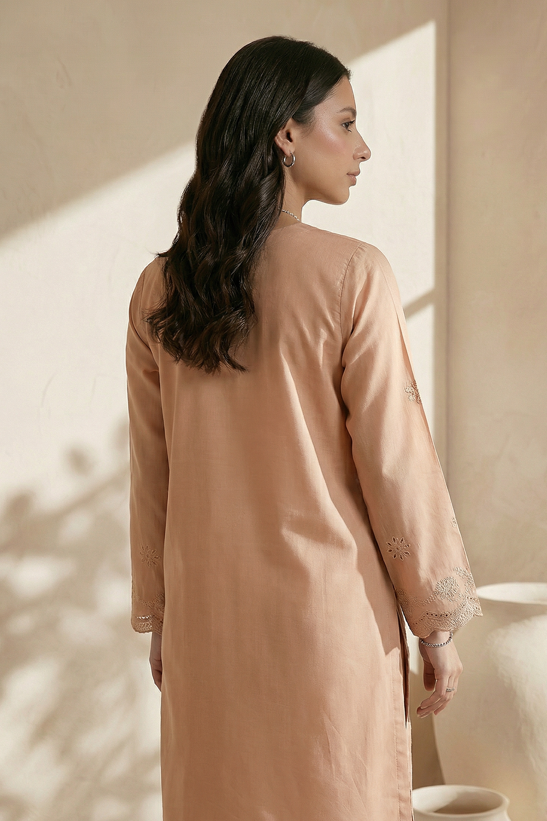 Embroidered Kurta Dupatta Trouser - 2595