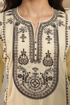 Embroidered Kurta Dupatta Trouser - 2597