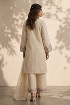 Embroidered Kurta Dupatta Trouser - 2602