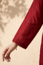 Embroidered Kurta Dupatta Trouser - 2607