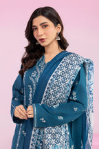 Embroidered Kurta Dupatta Trouser - 2608