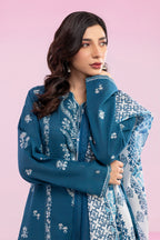 Embroidered Kurta Dupatta Trouser - 2608