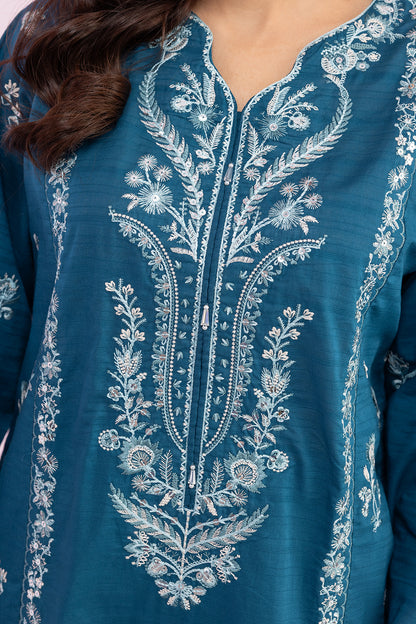 Embroidered Kurta Dupatta Trouser - 2608