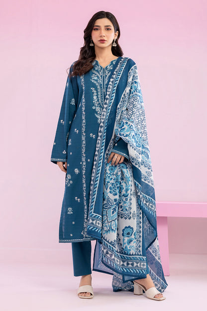 Embroidered Kurta Dupatta Trouser - 2608