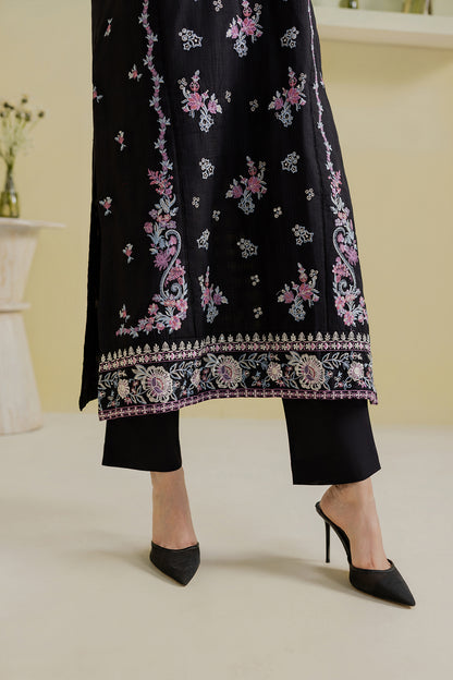 Embroidered Kurta Dupatta Trouser - 2609