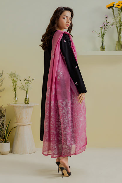 Embroidered Kurta Dupatta Trouser - 2609