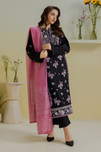 Embroidered Kurta Dupatta Trouser - 2609