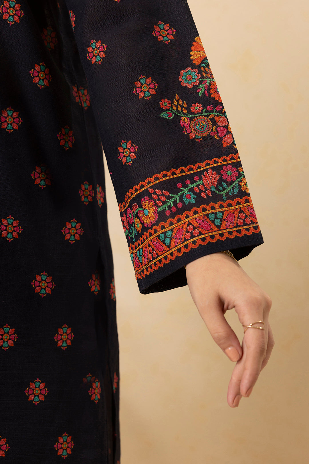 Embroidered Kurta Dupatta Trouser - 2696