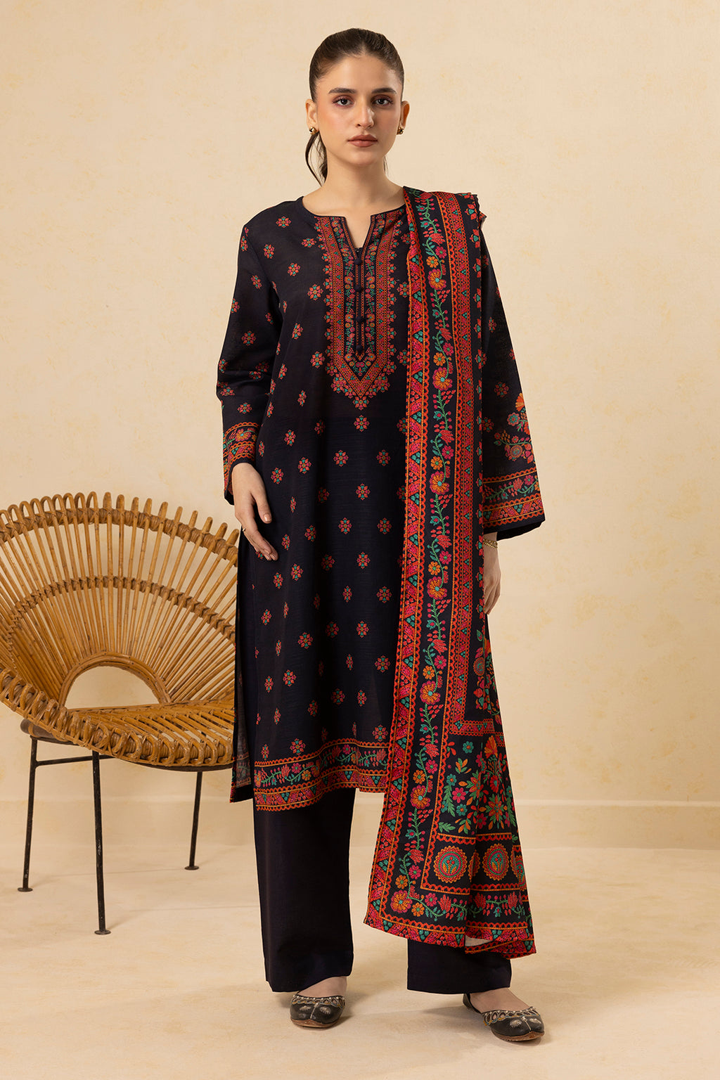 Kurta Dupatta Trouser - 2696