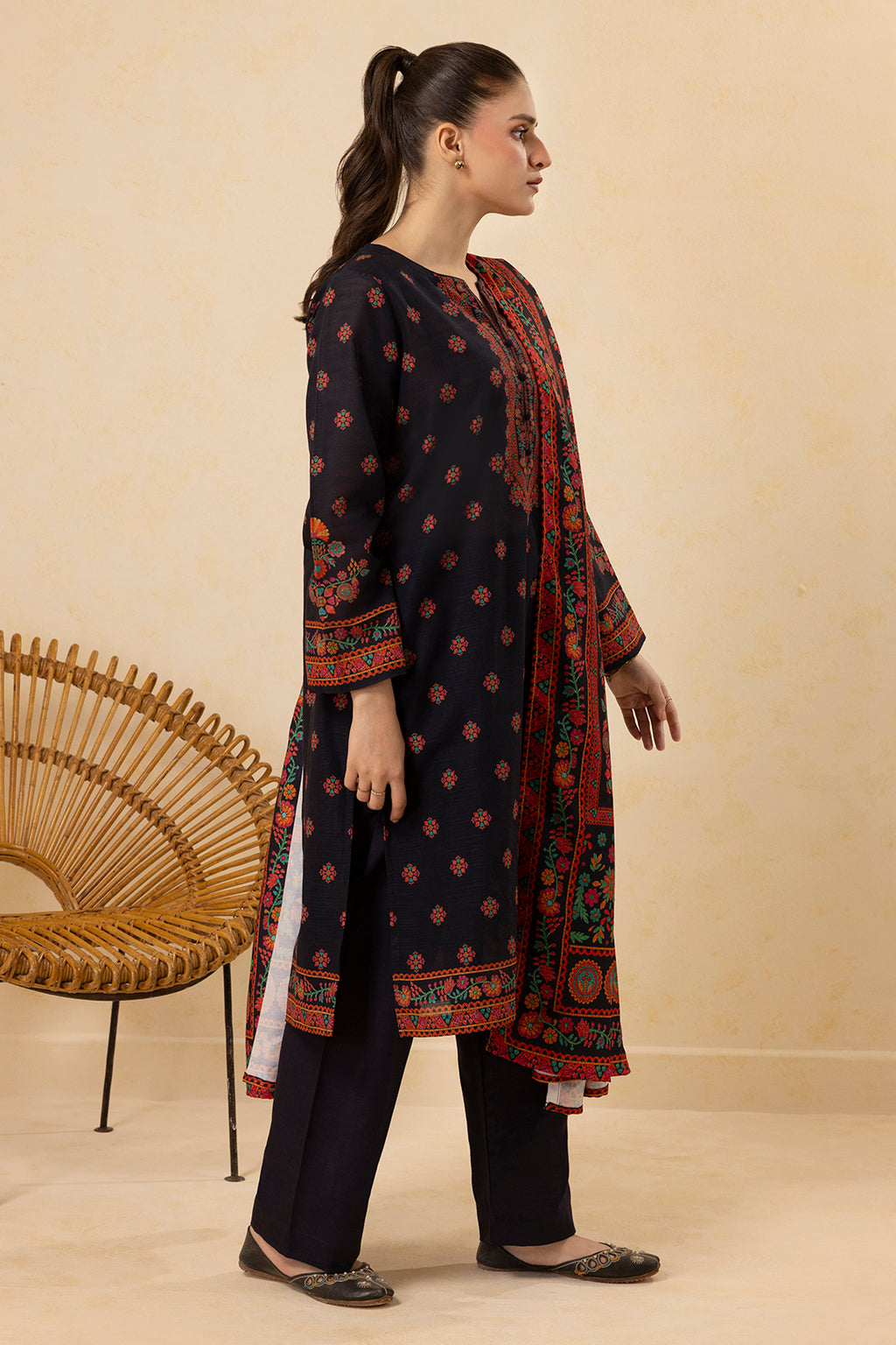 Kurta Dupatta Trouser - 2696