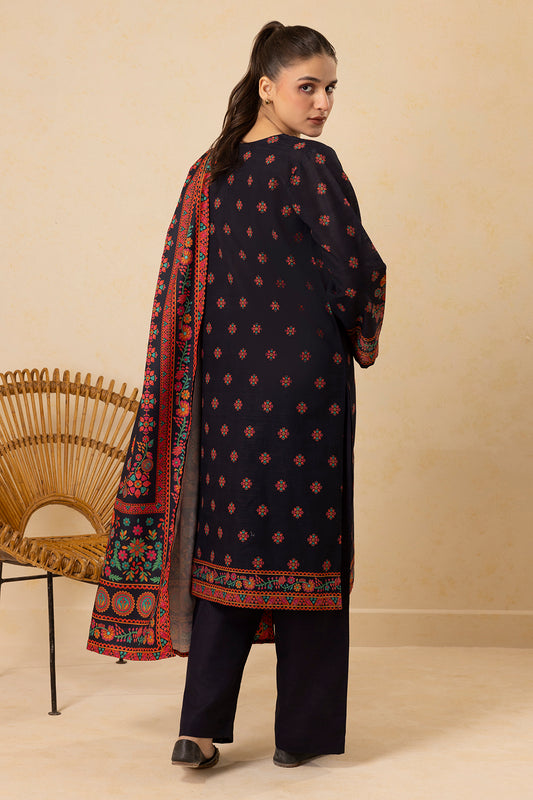Embroidered Kurta Dupatta Trouser - 2696