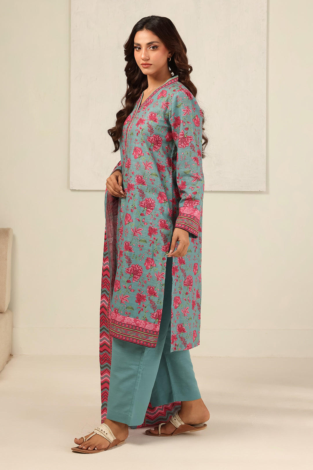 Kurta Dupatta Trouser - 2698