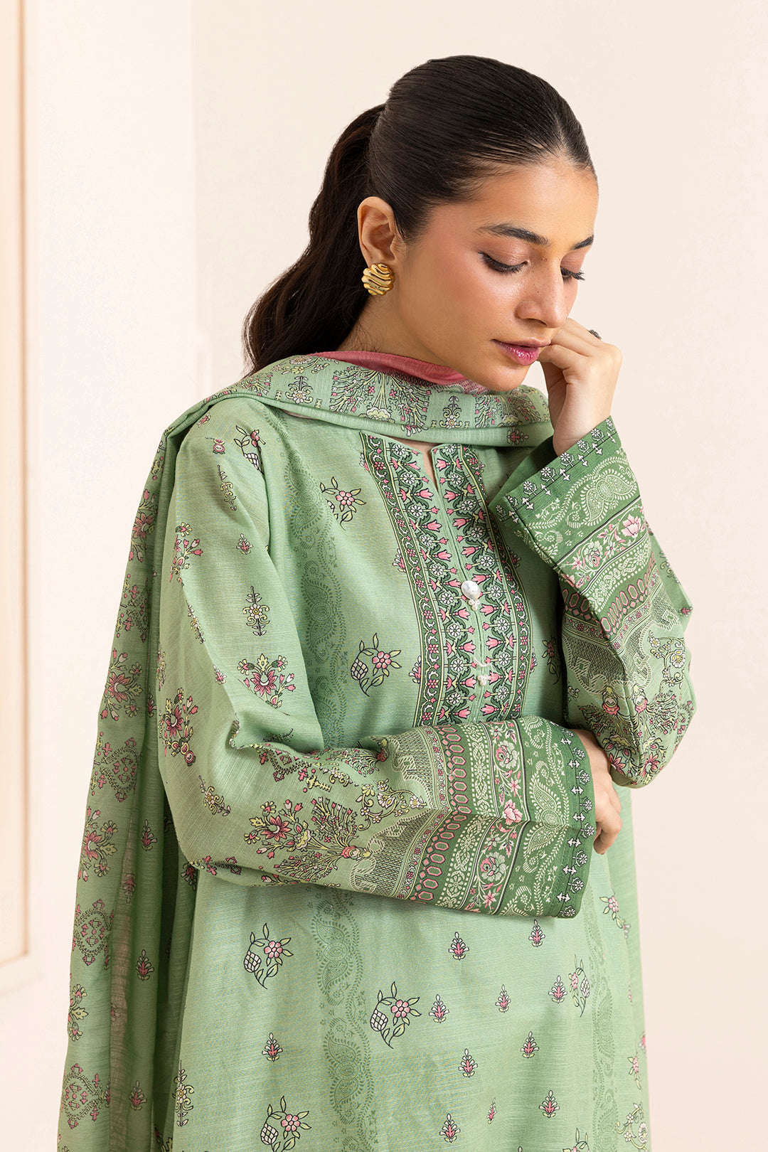 Kurta Dupatta Trouser - 2699