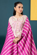 Kurta Shawl Trouser - 2706