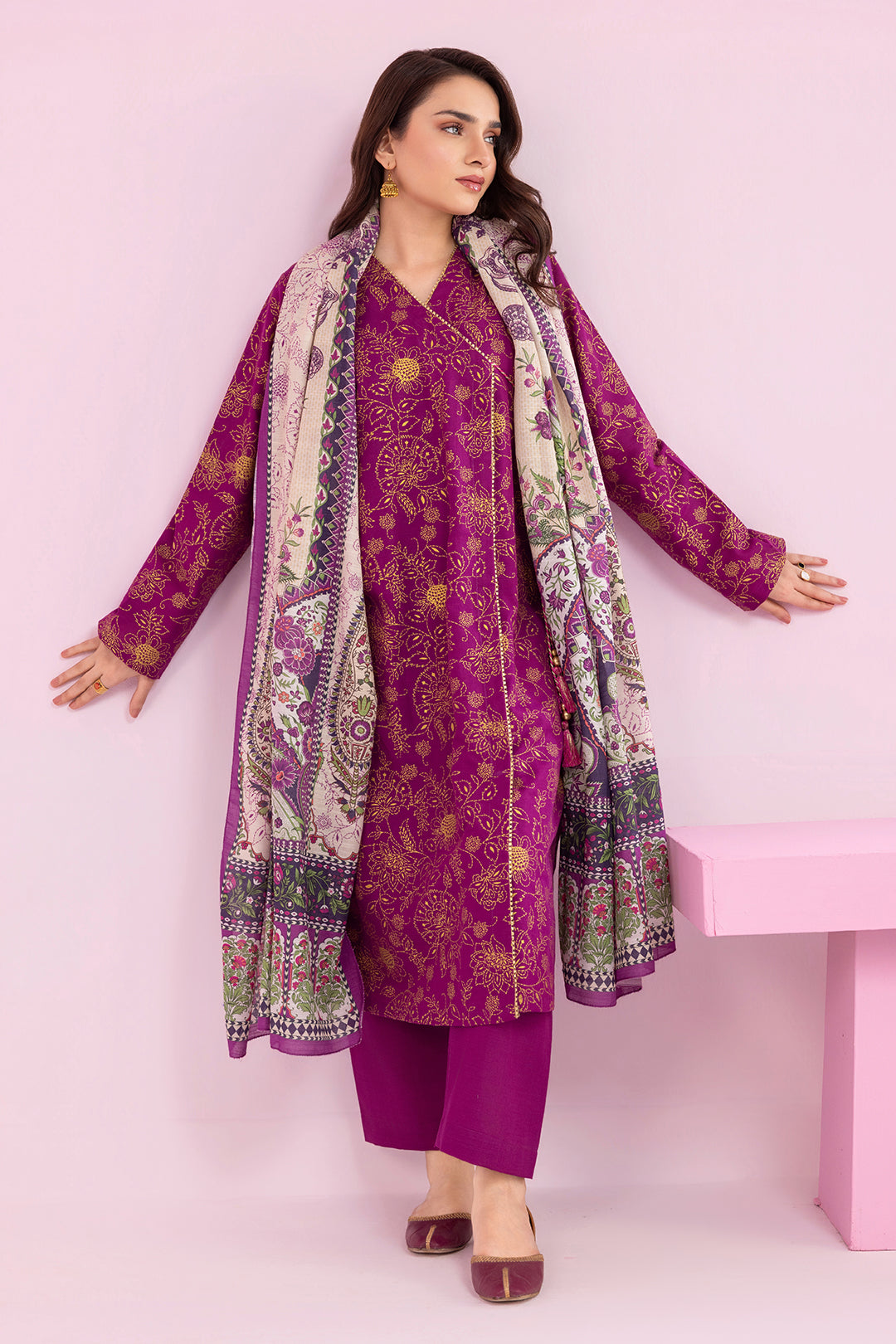 Kurta Dupatta Trouser - 2707
