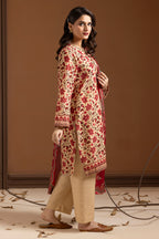 Embroidered Kurta Shawl Trouser - 2710