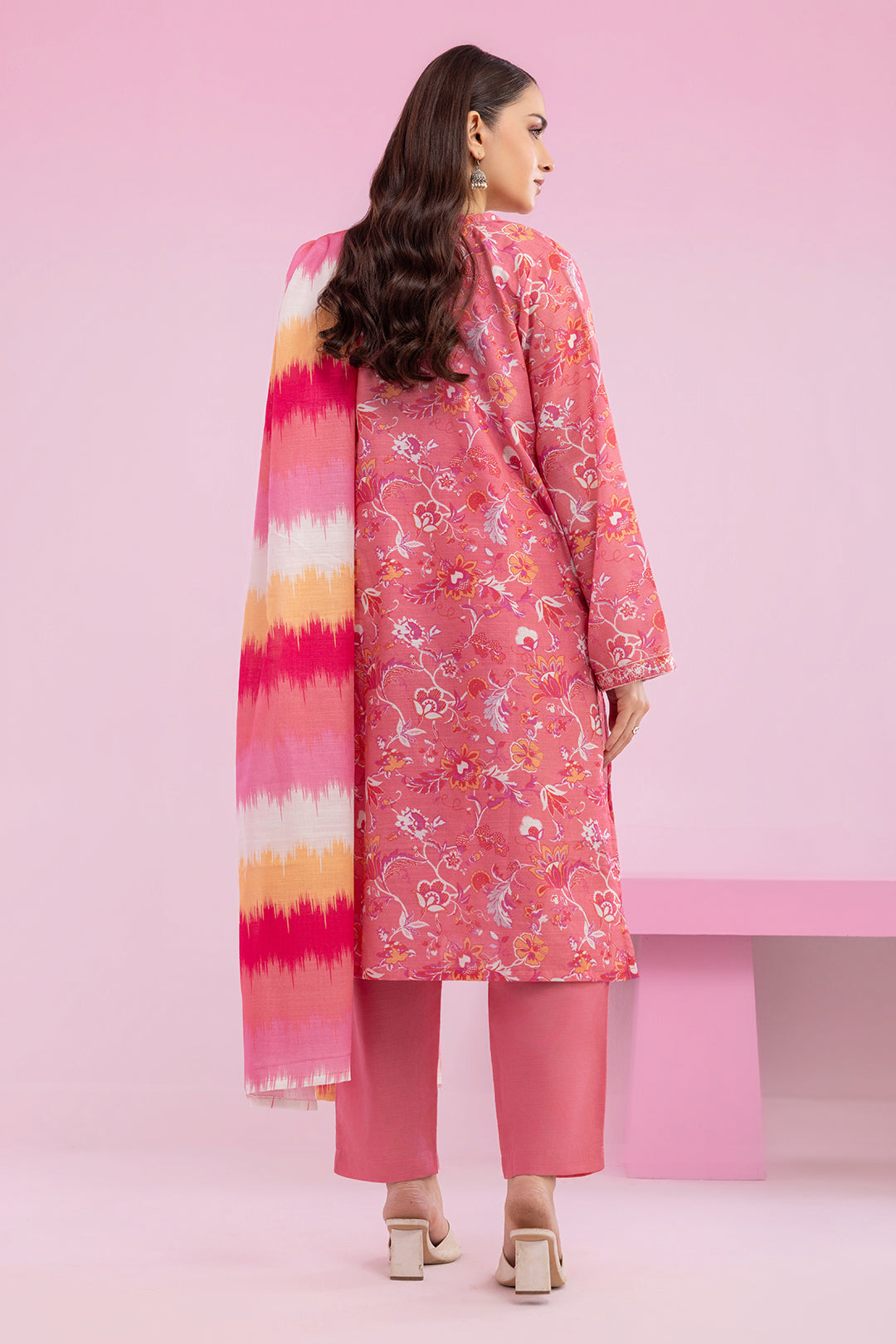 Embroidered Kurta Dupatta Trouser - 2774