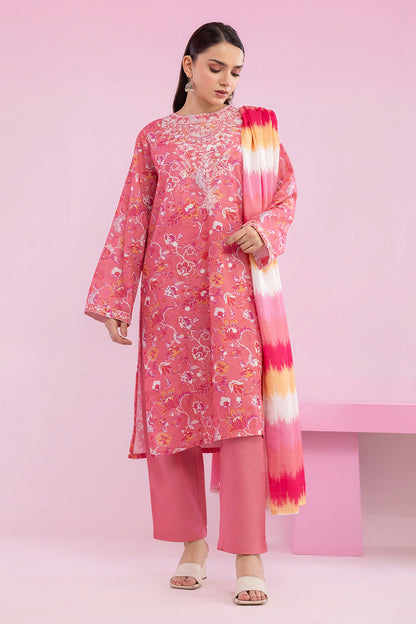 Embroidered Kurta Dupatta Trouser - 2774