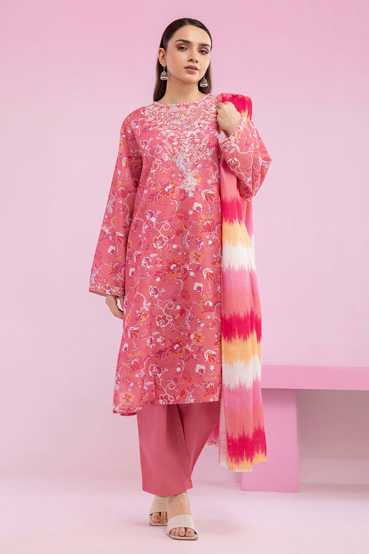 Embroidered Kurta Dupatta Trouser - 2774