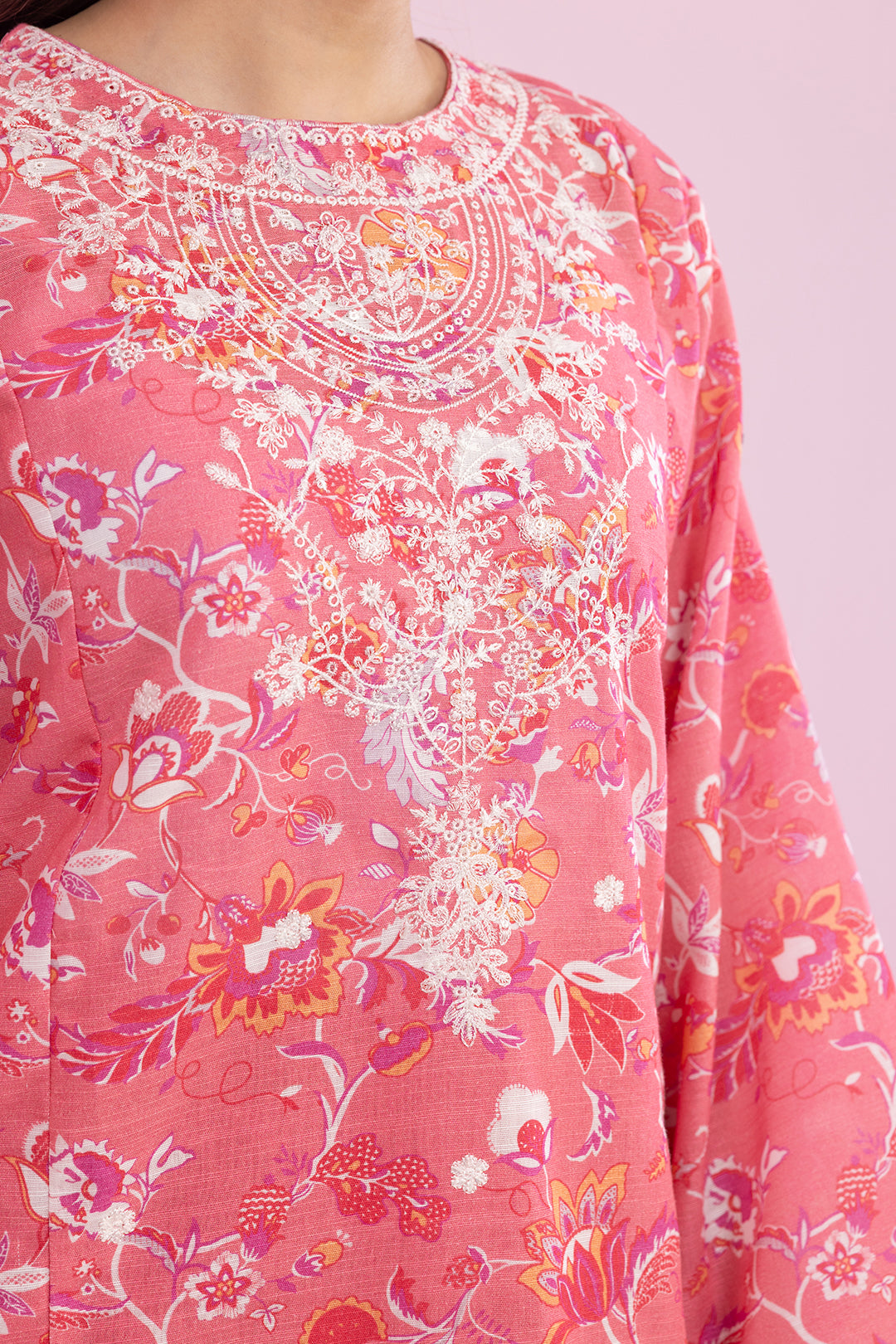 Embroidered Kurta Dupatta Trouser - 2774