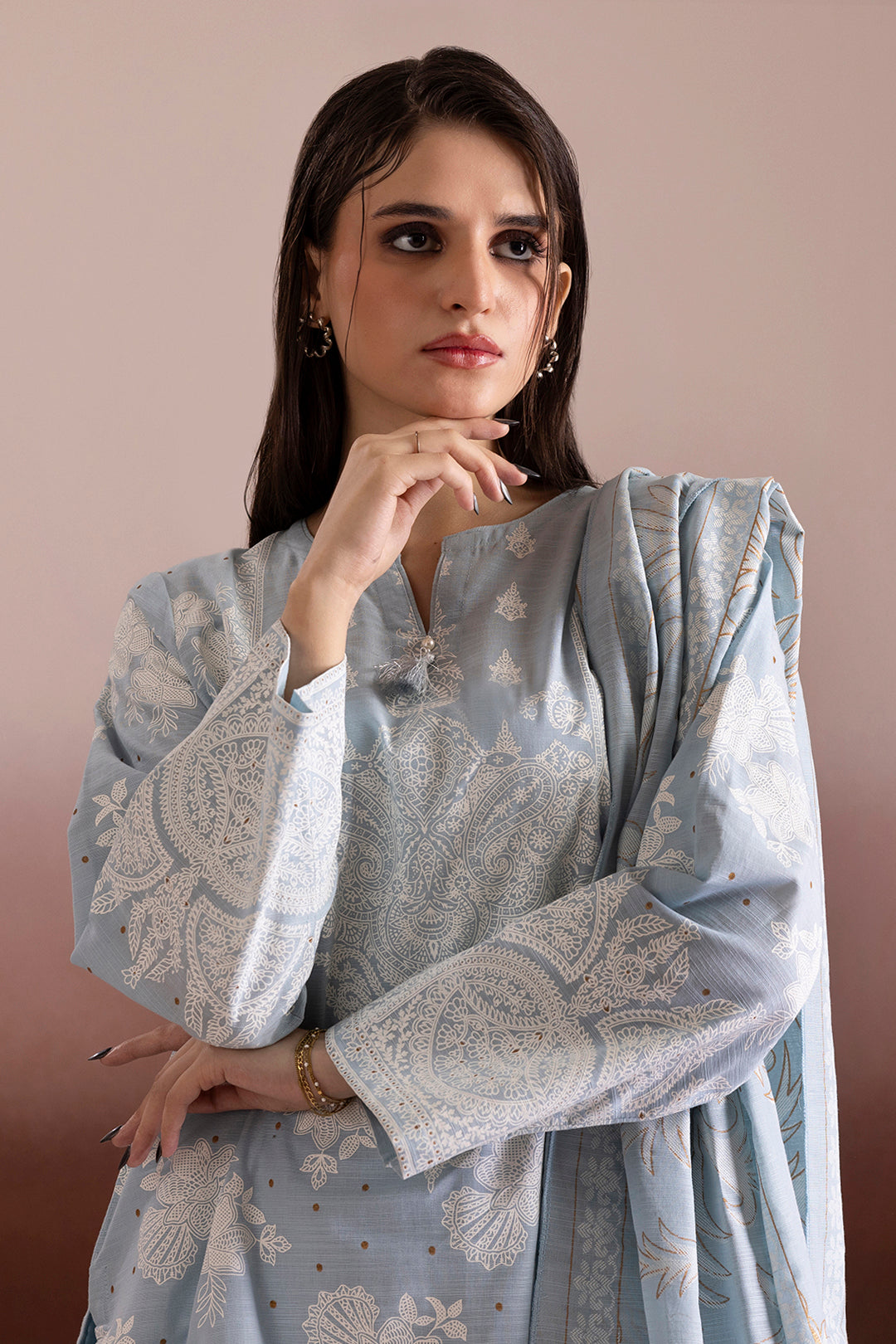 Kurta Dupatta Trouser - 2777