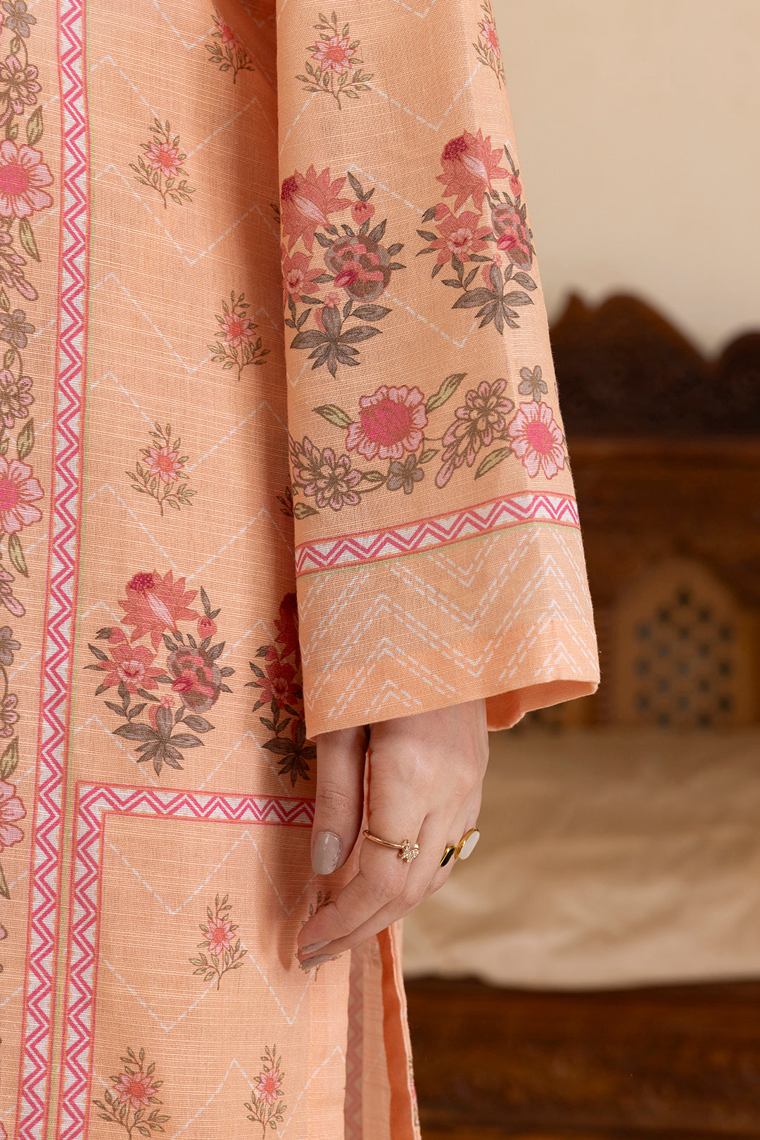 Kurta Shawl Trouser - 2784