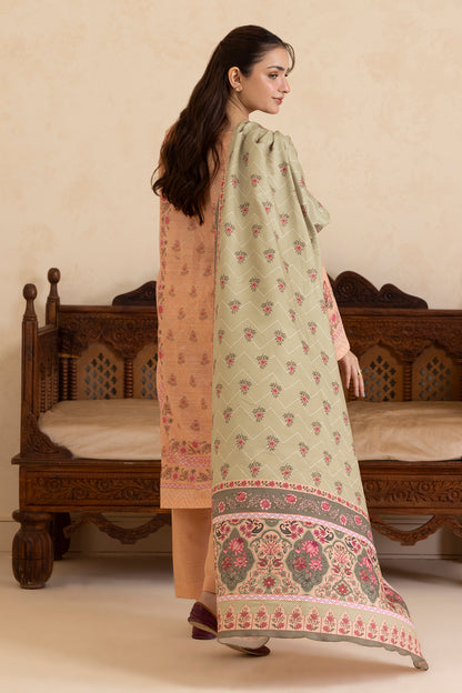 Kurta Shawl Trouser - 2784