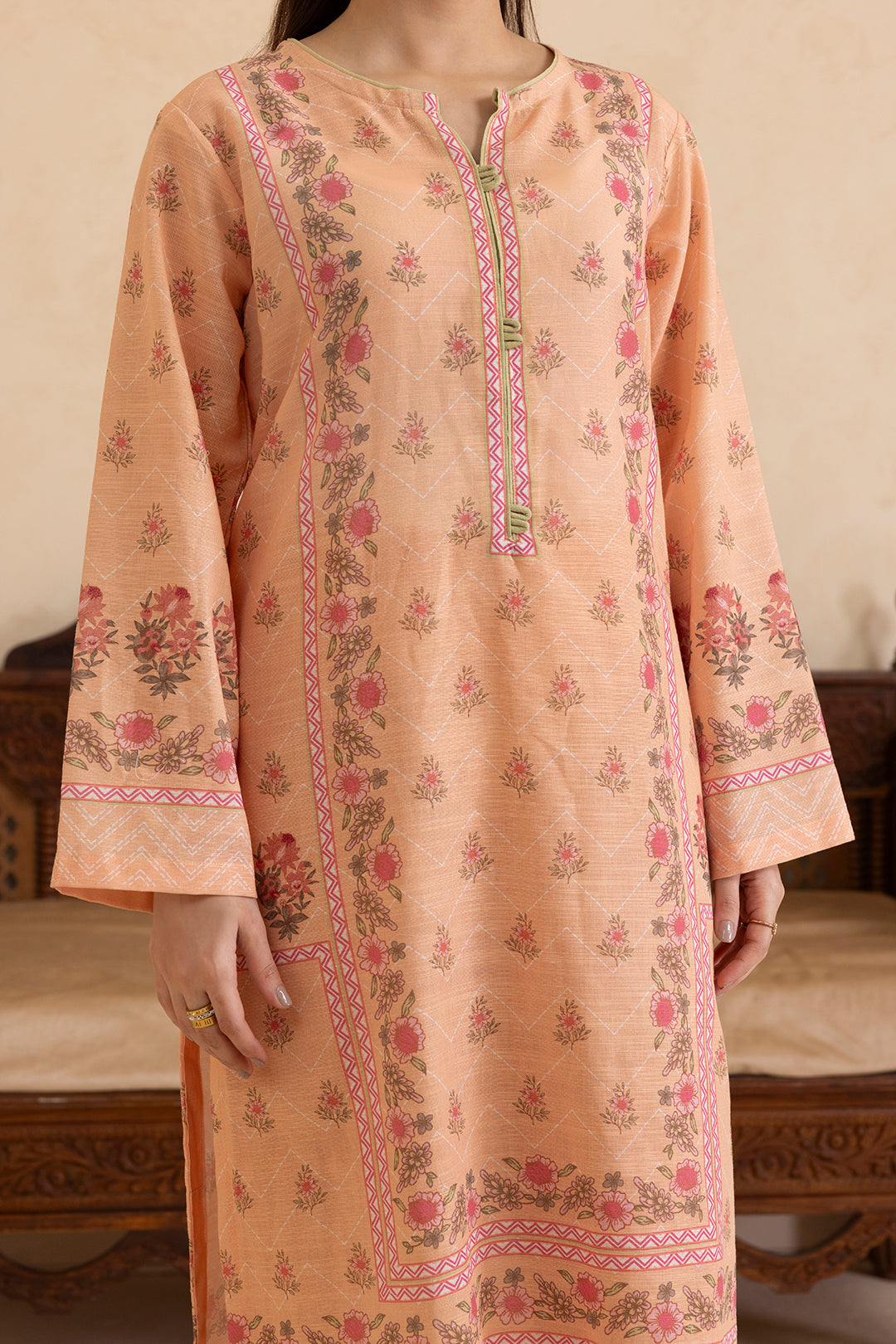 Kurta Shawl Trouser - 2784