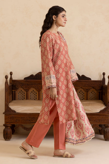 Kurta Shawl Trouser - 2788