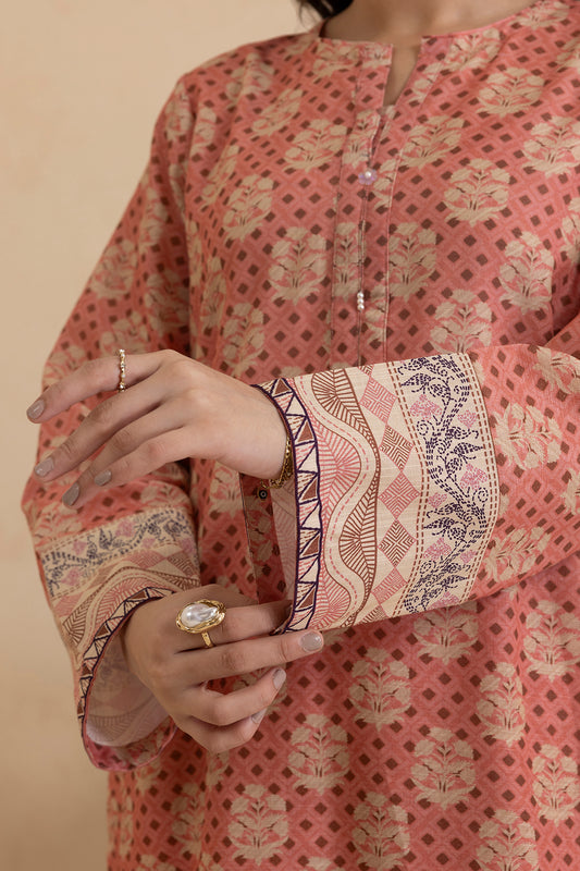 Kurta Shawl Trouser - 2788